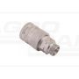 Hydraulic quick connector, socket with pressure eliminator M22x1.5, external thread EURO PUSH-PULL