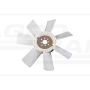 Radiator fan with 8 blades