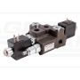 1-section hydraulic distributor, max flow 50L, electrically controlled 12V