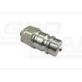 Hydraulic quick connector, plug M14x1.5, external thread EURO