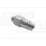 Hydraulic quick connector, plug M18x1.5, external thread EURO