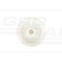 White sliding wheel, thick hole, 30 mm