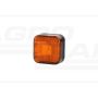 Quadratische Umrissleuchte mit Rückstrahler – orange HORPOL