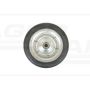 Rubberized metal wheel with ball bearing fi 20 300x70 KMG