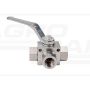 3-way hydraulic ball valve 3/2-1/2