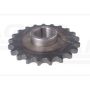 Hardened sprocket wheel