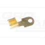 Brass eyelet end thick