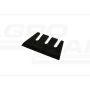 MWS forage harvester knife Dimensions: 181x105x8mm. SF5200,SF5500,SF6000